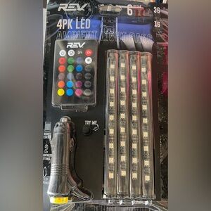 Rev 4 Pack Ambient Light Bars w/ Remote